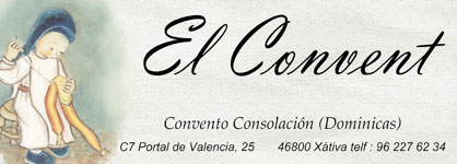 Tienda online del Monasterio de la Consolación de Xàtiva (Valencia)