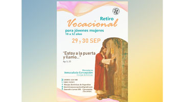 Retiro vocacional para jóvenes mujeres en Concepción-Tucumán (Argentina)