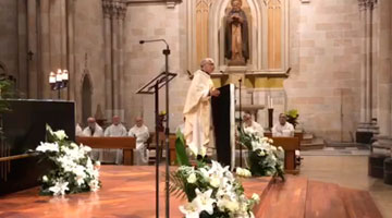 Eucaristía presidida por el MO, Fray Bruno Cadoré, en la Basílica de San Vicente Ferrer de Valencia