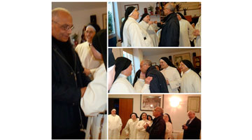 Fray Bruno Cadoré, Maestro de la Orden visita a las Monjas de Zaragoza reunidas en el Monasterio de Santo Domingo de Zaragoza.