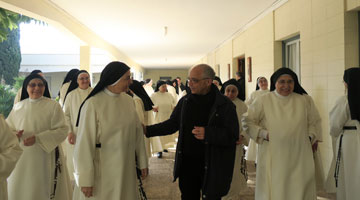 Fray Bruno Cadoré, MO, visita los Monasterios de Santa Catalina de Paterna y La Inmaculada en Torrent.