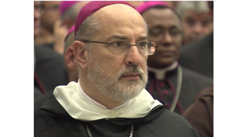 En la celebración de Santa Catalina de Siena. Fray Carlos Azpiroz, OP., Arzobispo de Bahía Blanca (Argentina)