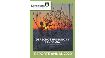 DOMINICOS POR LA JUSTICIA Y LA PAZ. REPORTE ANUAL 2020.