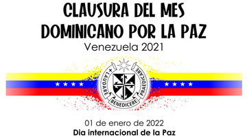 CLAUSURA DEL MES DOMINICANO POR LA PAZ EN VENEZUELA.