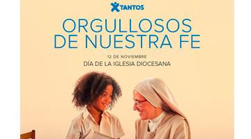 Domingo 12 de noviembre, Día de la Iglesia diocesana: “Orgullosos de nuestra fe”.